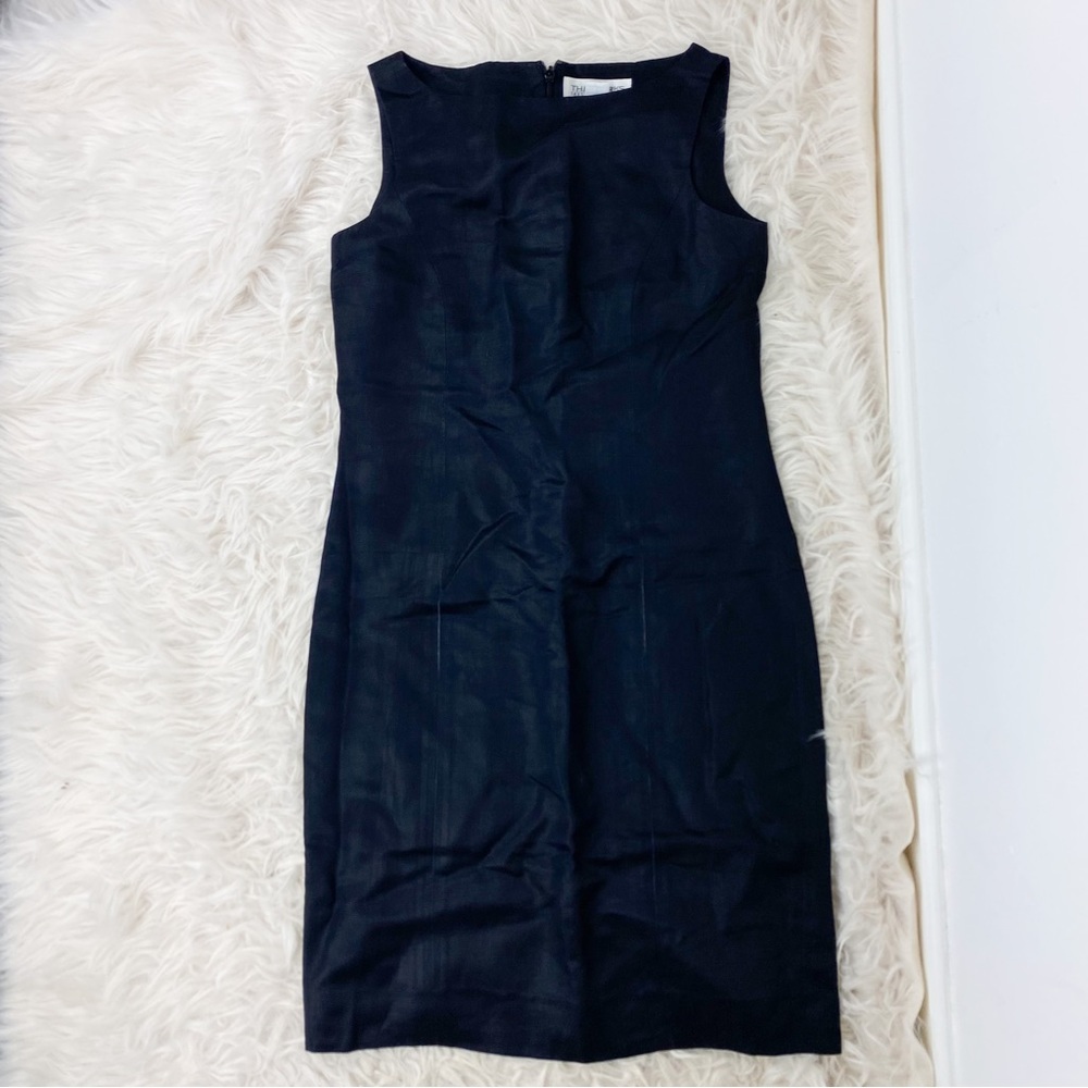Saks Fifty Avenue The Works Silk & Linen Dress